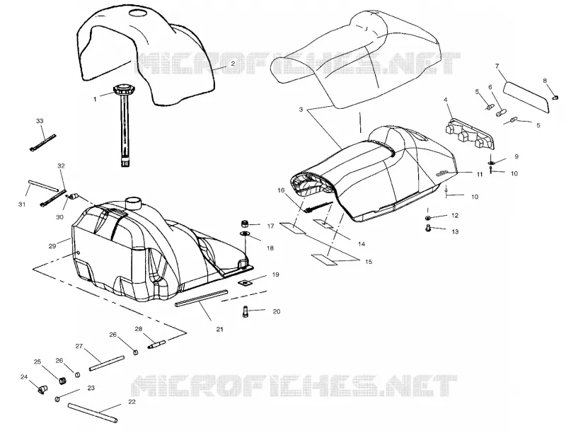 SEAT   GAS TANK
