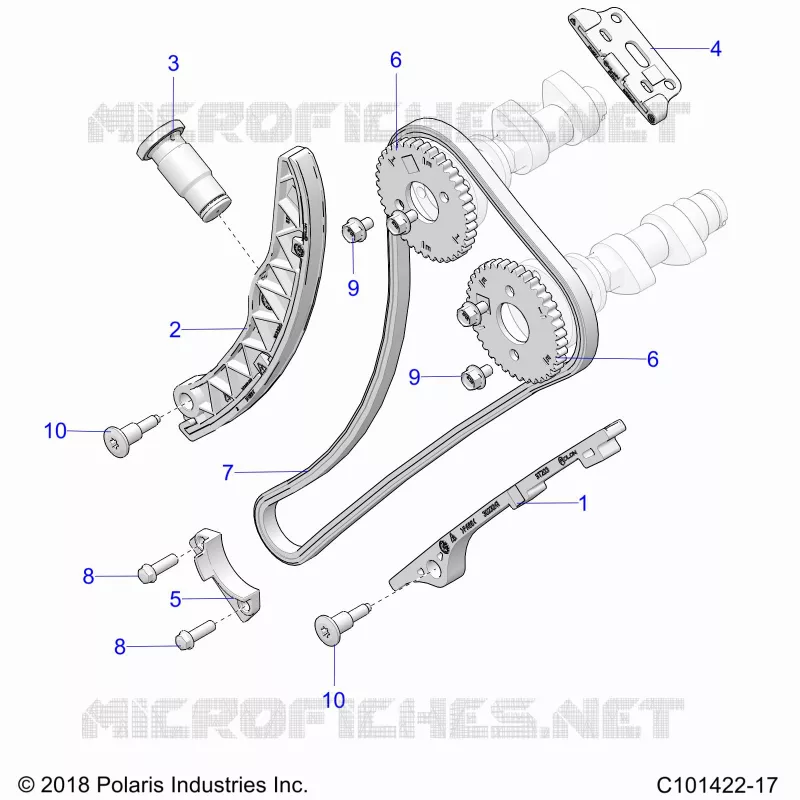 CAM CHAIN AND SPROCKET