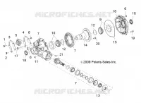DRIVE TRAIN, GEARCASE, CARRIER, INTERNAL COMPONENTS