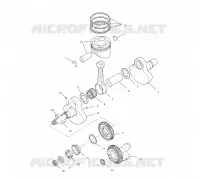 CRANKSHAFT AND PISTON