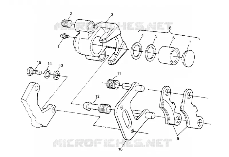 FRONT BRAKE SPORTSMAN 4X4 W948040 (4926842684B006)