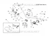 STEERING, HANDLEBAR AND THROTTLE  ASM. (IQ)(IQ DRAGON)