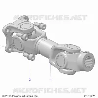 DRIVE TRAIN, PROP REAR SHAFT