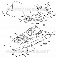 HOOD ASSEMBLY 500 EFI E942774 AND  EFI SKS E942574 (49274127410007)