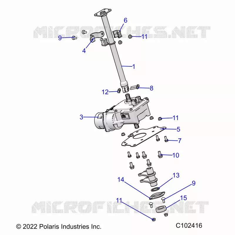 STEERING POST  AND EPS