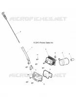 ENGINE, DIPSTICK AND OIL FILTER