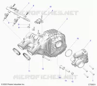 ENGINE, AIR INTAKE MANIFOLD