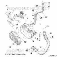 DRIVE TRAIN, CLUTCH COVER AND DUCTING
