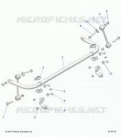 SUSPENSION, STABILIZER BAR, REAR