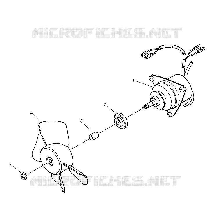 FAN MOTOR TRAIL BLAZER W957221 (4930363036C013)