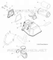 ENGINE, AIR INTAKE (BUILT 10/22/10 AND BEFORE)