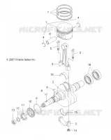 ENGINE, CRANKSHAFT AND PISTON