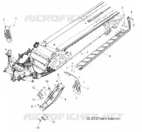 CHASSIS, CLUTCH GUARD AND FOOTRESTS