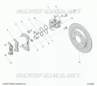 BRAKES, REAR CALIPER