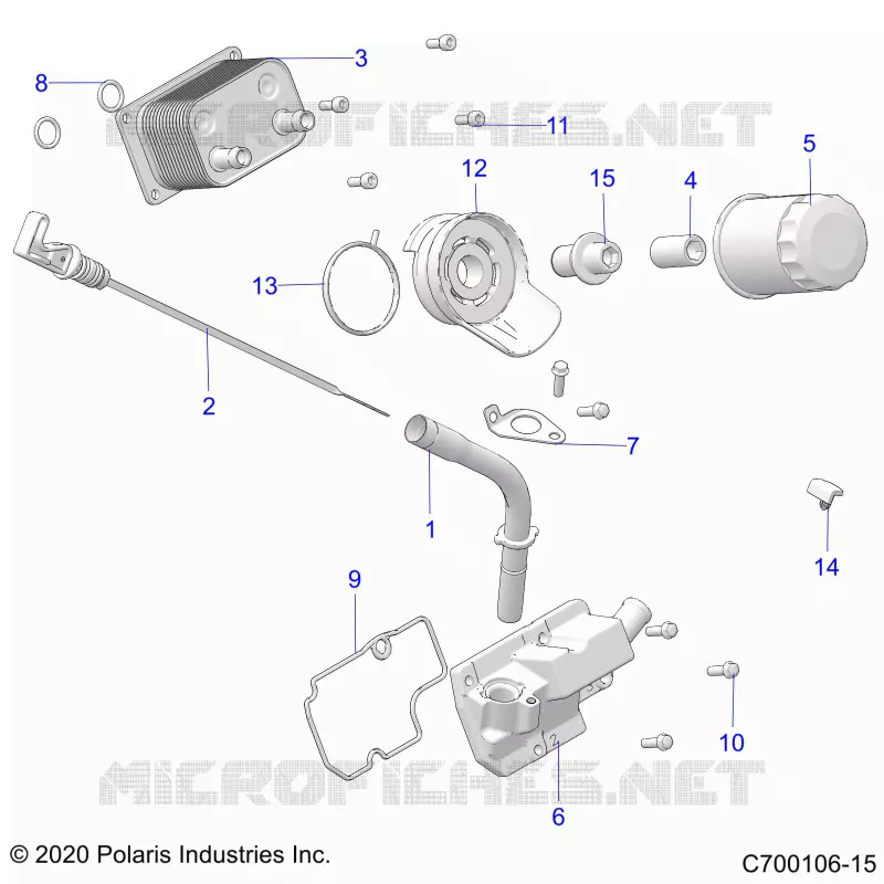 ENGINE, DIPSTICK & OIL FILTER
