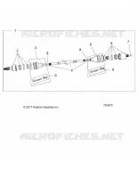DRIVE TRAIN, REAR HALF SHAFT