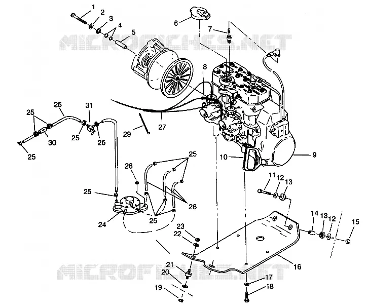 ENGINE MOUNTING 440 0942760 AND 440 SKS 0942560 (4925072507027A)