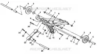 FRONT TORQUE ARM WIDETRAK LX 0982065 AND EUROPEAN WIDETRAK LX E982065 (4943884388B006)