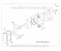 REAR BRAKE CALIPER