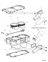 CYLINDER AND PISTON