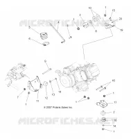 ENGINE, MOUNTING