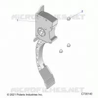ENGINE, THROTTLE PEDAL