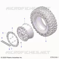 WHEELS, FRONT