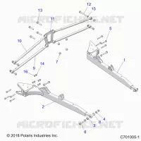 REAR SUSPENSION CONTROL ARMS