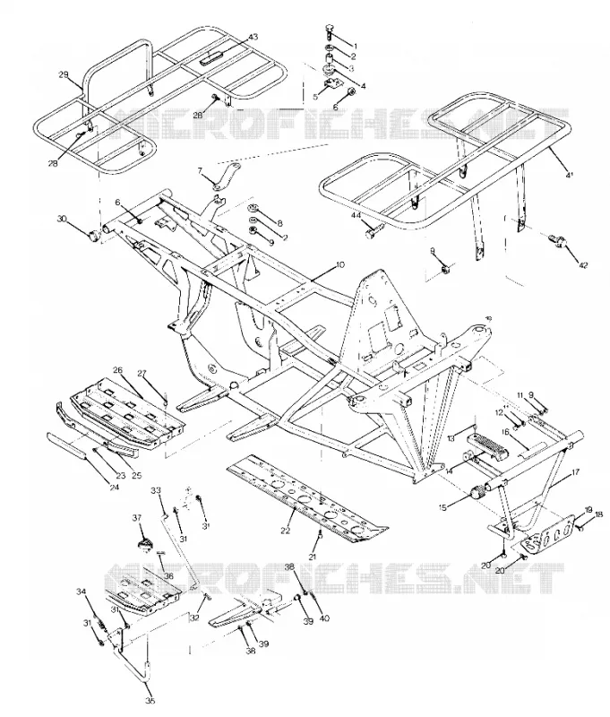 FRAME ASSEMBLY WITH RACKS (4916341634003A)