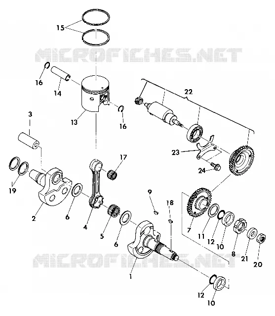 CRANKSHAFT AND PISTON ASSEMBLY (4918531853036A)