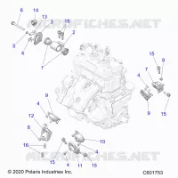 ENGINE, MOUNTING & LONG BLOCK