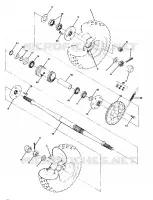 REAR WHEEL DRIVE ASSEMBLY 250 4X4
