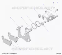 BRAKES, REAR CALIPER