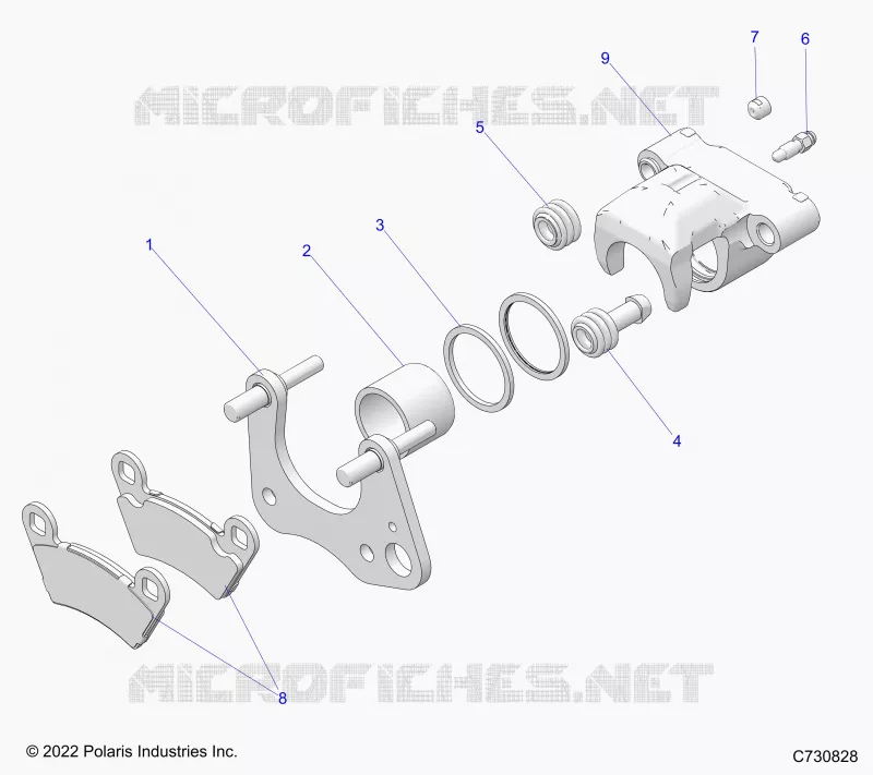 BRAKES, REAR CALIPER