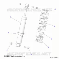 REAR SUSPENSION SHOCK