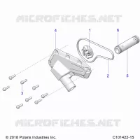 ENGINE, WATERPUMP IMPELLER AND COVER