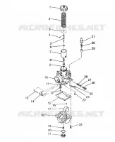 CARBURETOR 6X6 400L, SWEDISH S948740 AND  NORWEGIAN N948740 (4926812681052A)