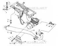 EXHAUST ASSEMBLY 4X4 250 W938127 (4924042404005A)