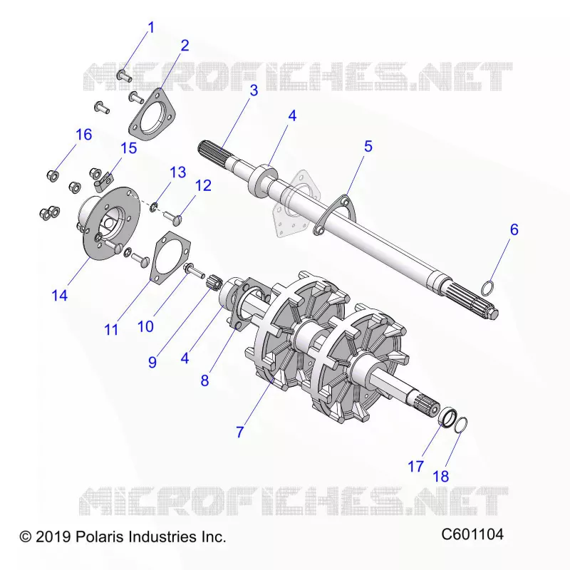 DRIVE TRAIN, JACKSHAFT AND DRIVE SHAFT