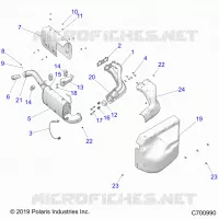 ENGINE, EXHAUST SYSTEM