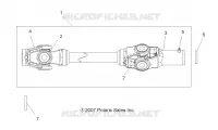 DRIVE TRAIN, FRONT PROP SHAFT