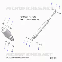 REAR SUSPENSION SHOCKS MNTG.