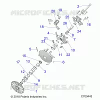 DRIVE TRAIN, PRIMARY CLUTCH
