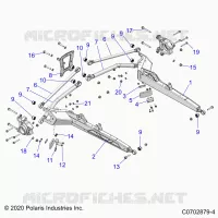 REAR SUSPENSION TRAILING ARMS