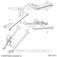 REAR SUSPENSION CONTROL ARMS