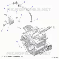 DRIVE TRAIN, MAIN GEARCASE MOUNTING