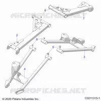 REAR SUSPENSION CONTROL ARMS