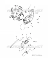 ENGINE, AIR INLET AND OUTLET DUCTS