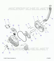 DRIVE TRAIN, CLUTCH COVER AND DUCTING