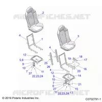 SEAT ASM. AND SLIDER